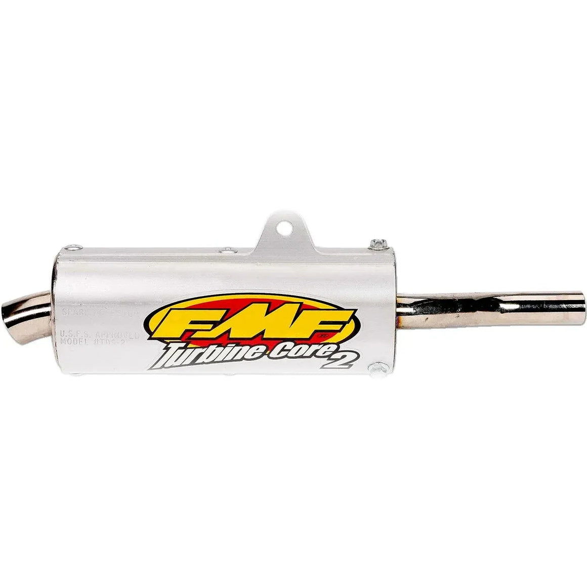 FMF Racing TurbineCore 2 uitlaatdemper offroad zilver - Yamaha (1991-2006) | Femon Parts