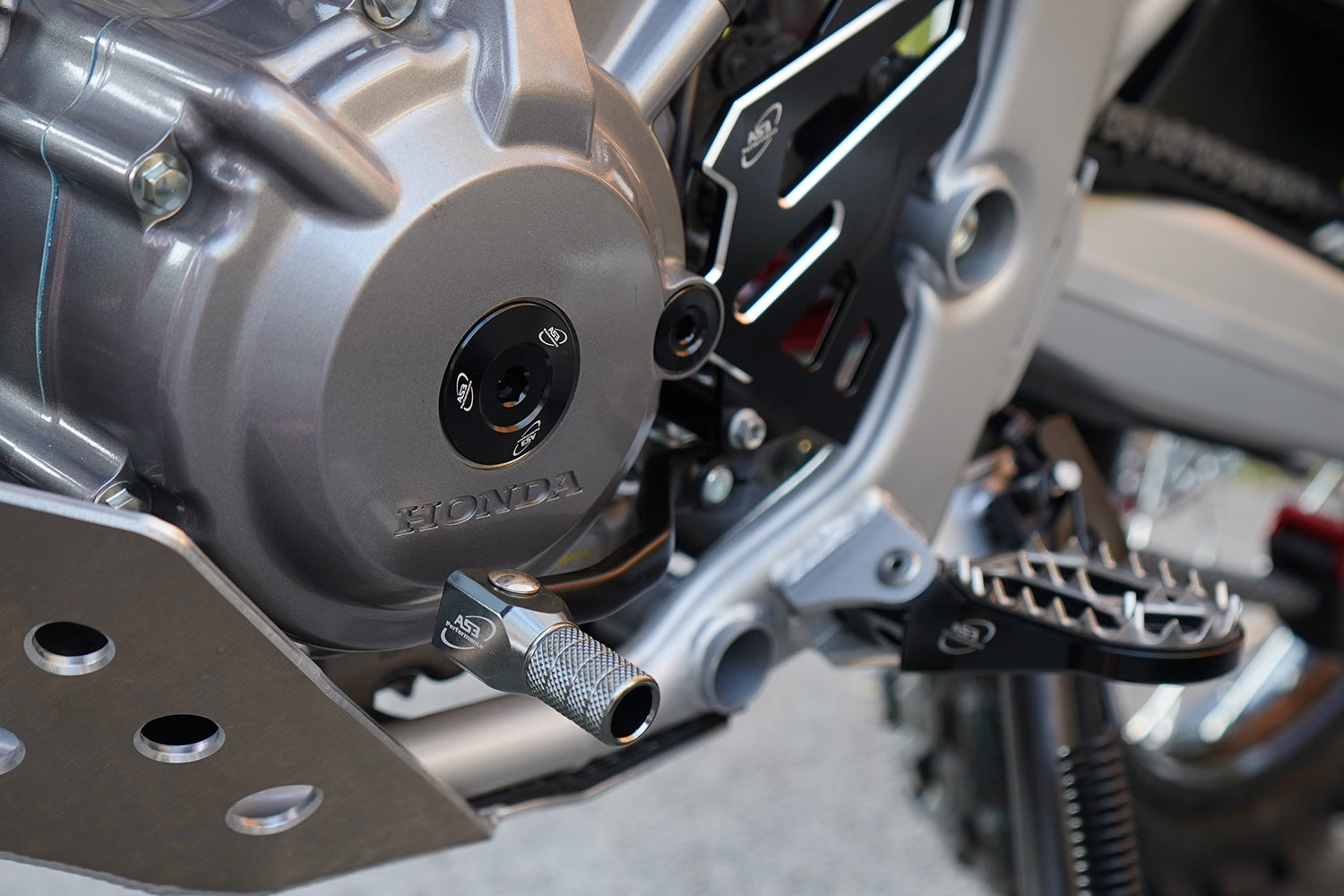 AS3 Factory Series Rempedaal & Versnellingspook Zwart