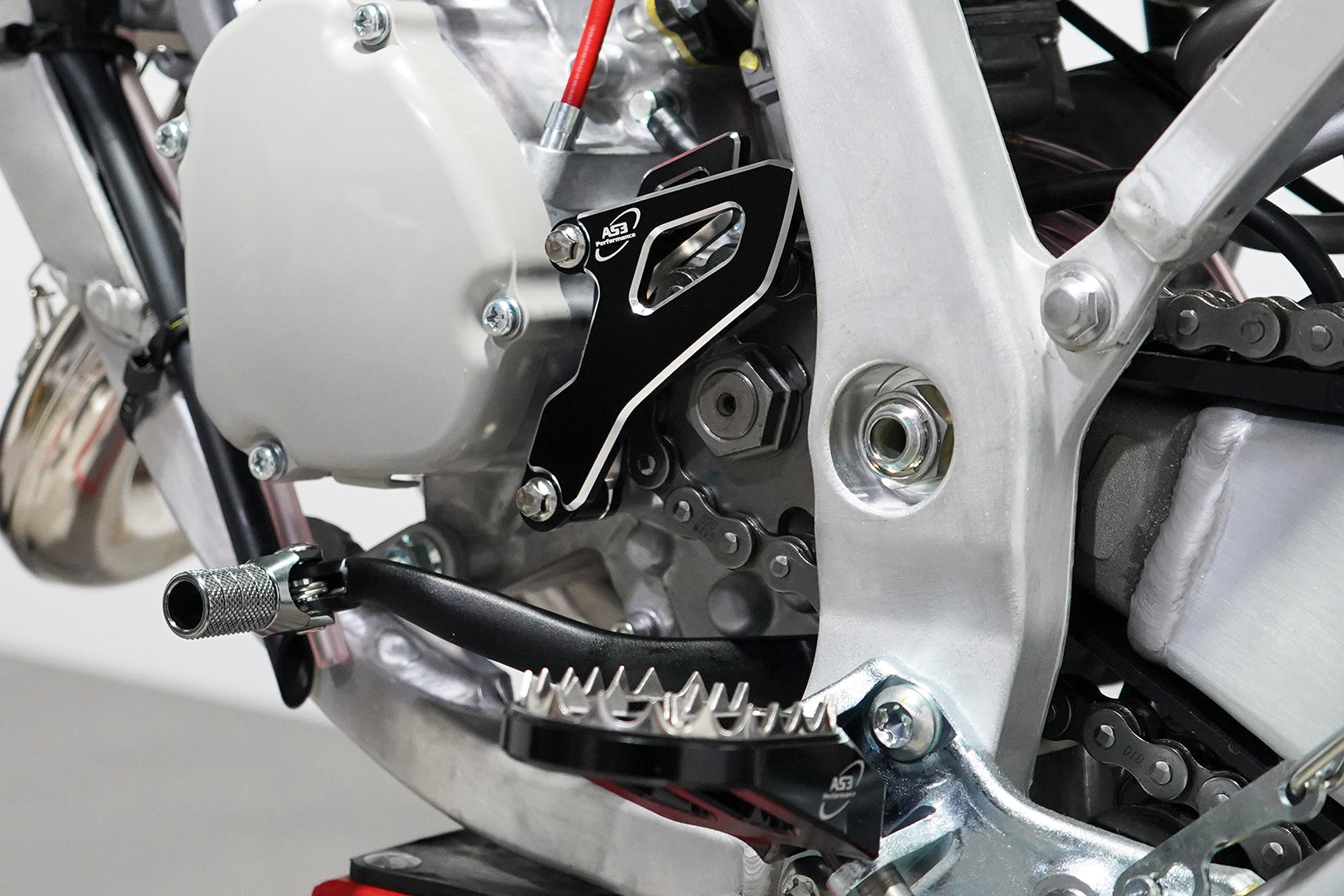 AS3 Factory Series Rempedaal & Versnellingspook Zwart
