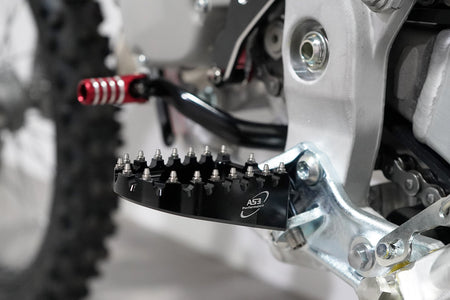 AS3 Racing Series Voetsteunen Zwart