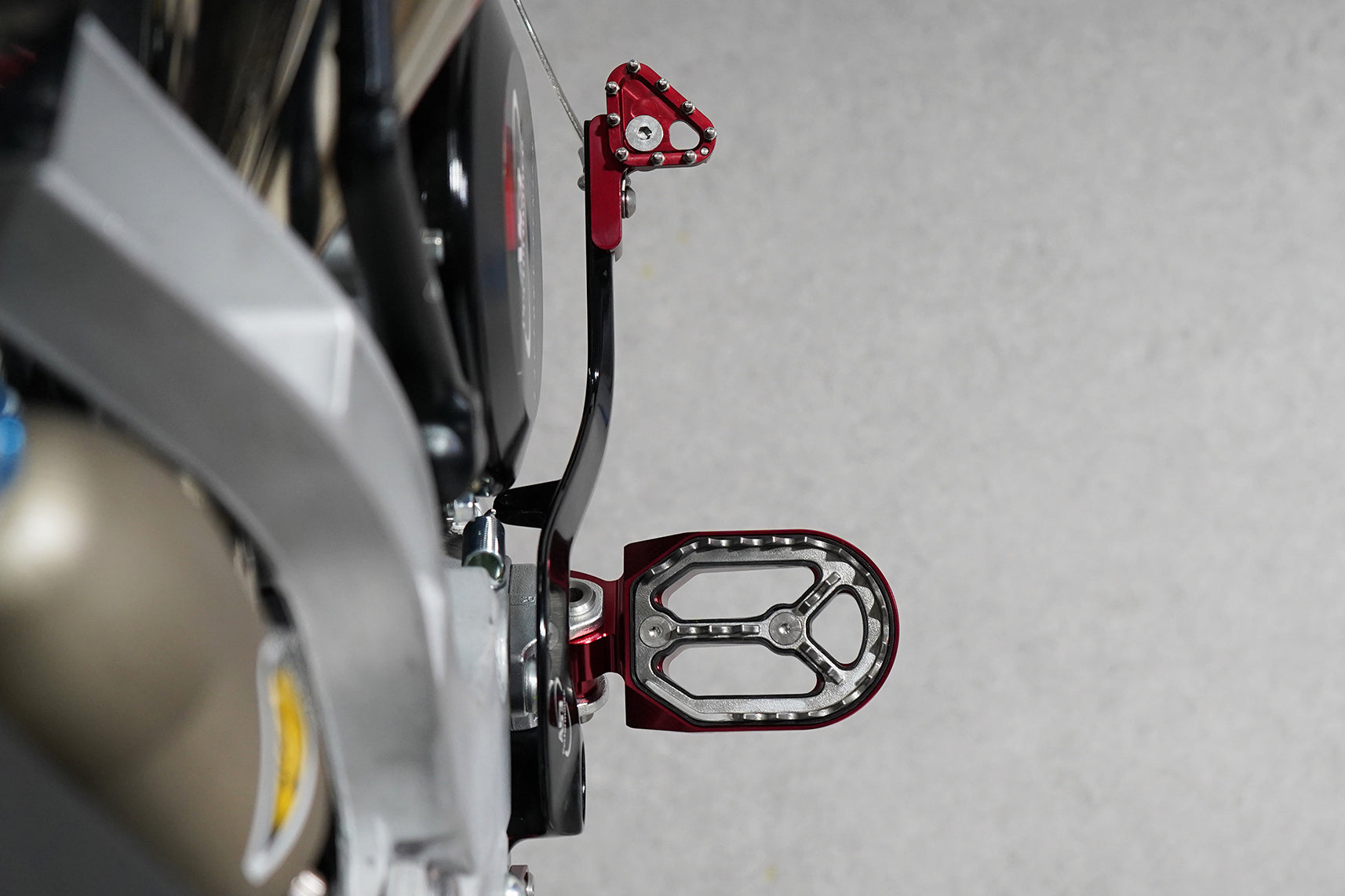 AS3 Factory Series Voetsteunen Rood