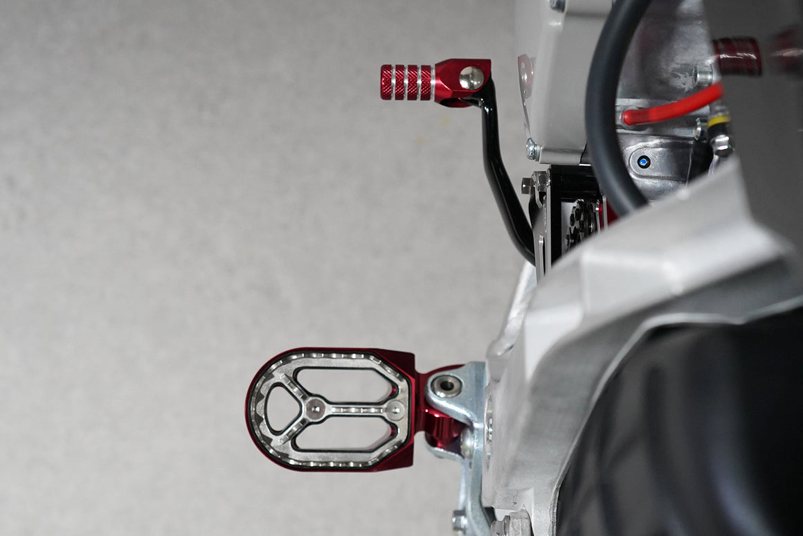 AS3 Factory Series Voetsteunen Rood
