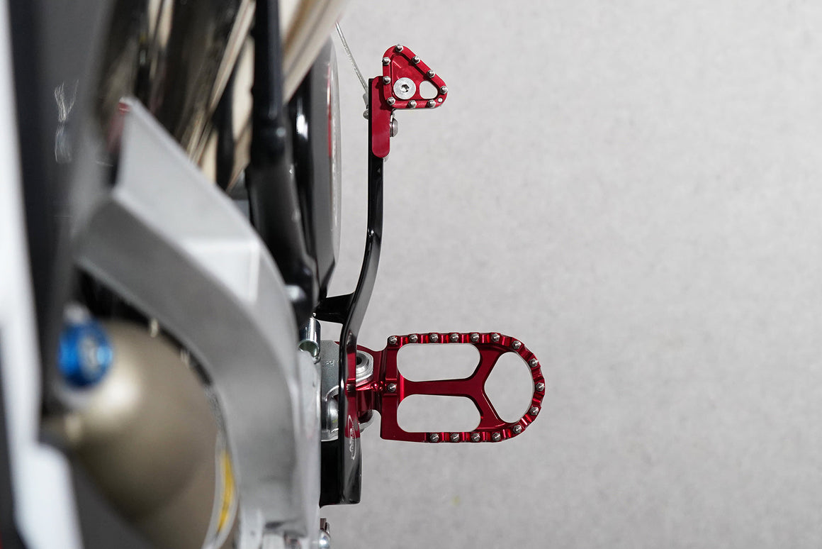 AS3 Racing Series Voetsteunen Rood