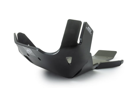 GAS GAS EC 250 300 2018-2020 AS3 DTC PLASTIC SKID PLATE AND LINKAGE GUARD BLACK