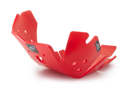 GAS GAS EC EX 250 350 F 2024-2025 AS3 DTC PLASTIC SKID PLATE AND LINKAGE GUARD RED