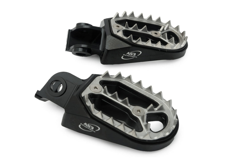 AS3 Factory Series Voetsteunen Zwart