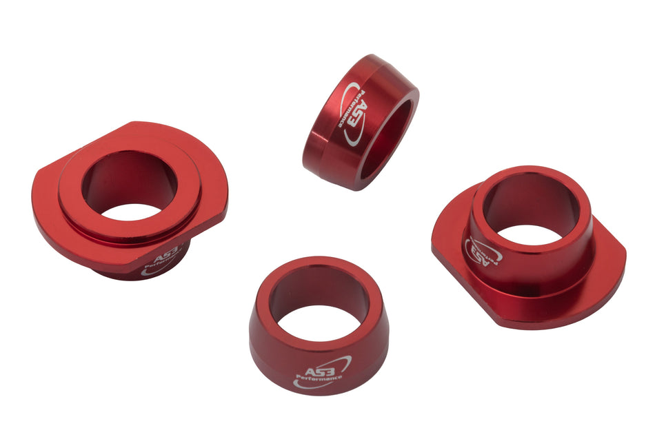 GAS GAS MC 250 300 2024-2025 MC 250 450 F FACTORY EDITION 2023-2025 AS3 BAR MOUNT CLAMP YOKE CONES SPACERS RED