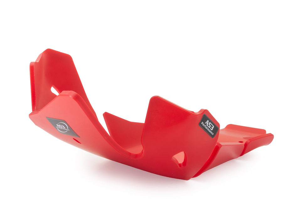 GAS GAS MC 250 F 2021-2023 MC 350 F 2022-2023 AS3 DTC PLASTIC SKID PLATE AND LINKAGE GUARD RED