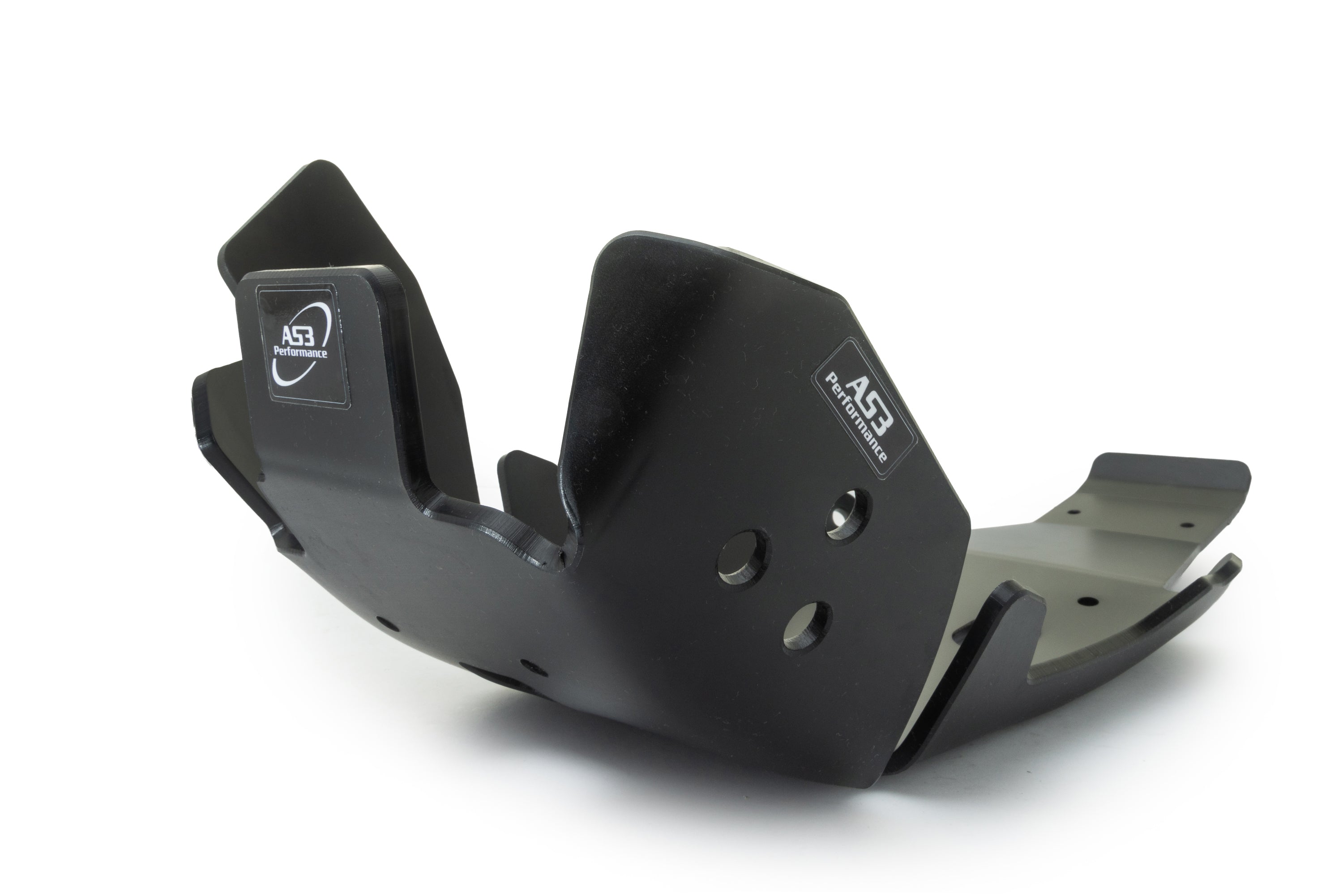 GAS GAS MC EC 250 300 MC 250 350 F 2024-2025 AS3 DTC PLASTIC SKID PLATE AND LINKAGE GUARD BLACK