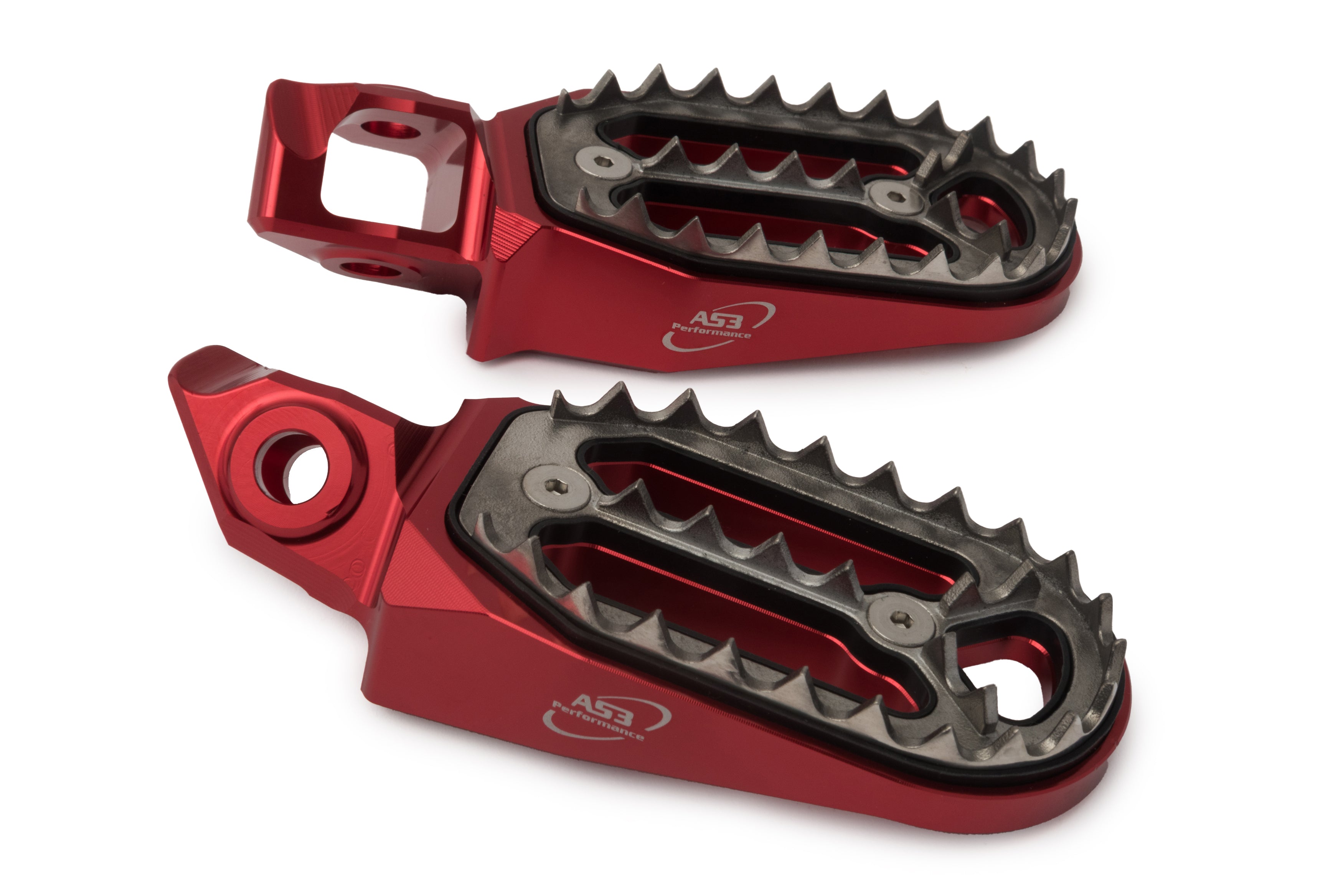 AS3 Factory Series Voetsteunen Rood