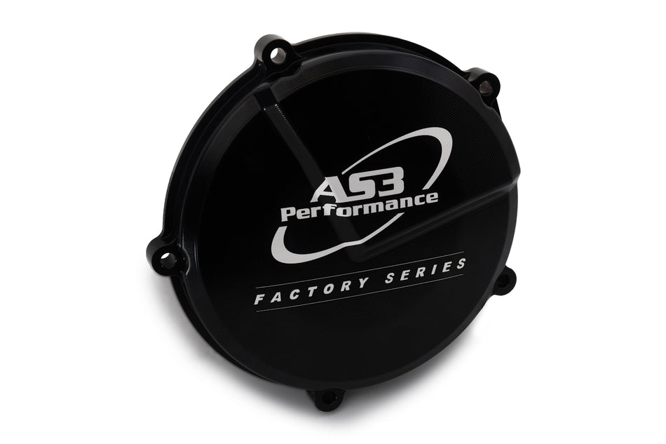 GAS GAS EC XC 200 250 300 2017-2020 AS3 FACTORY SERIES HARD ANODISED CLUTCH COVER BLACK