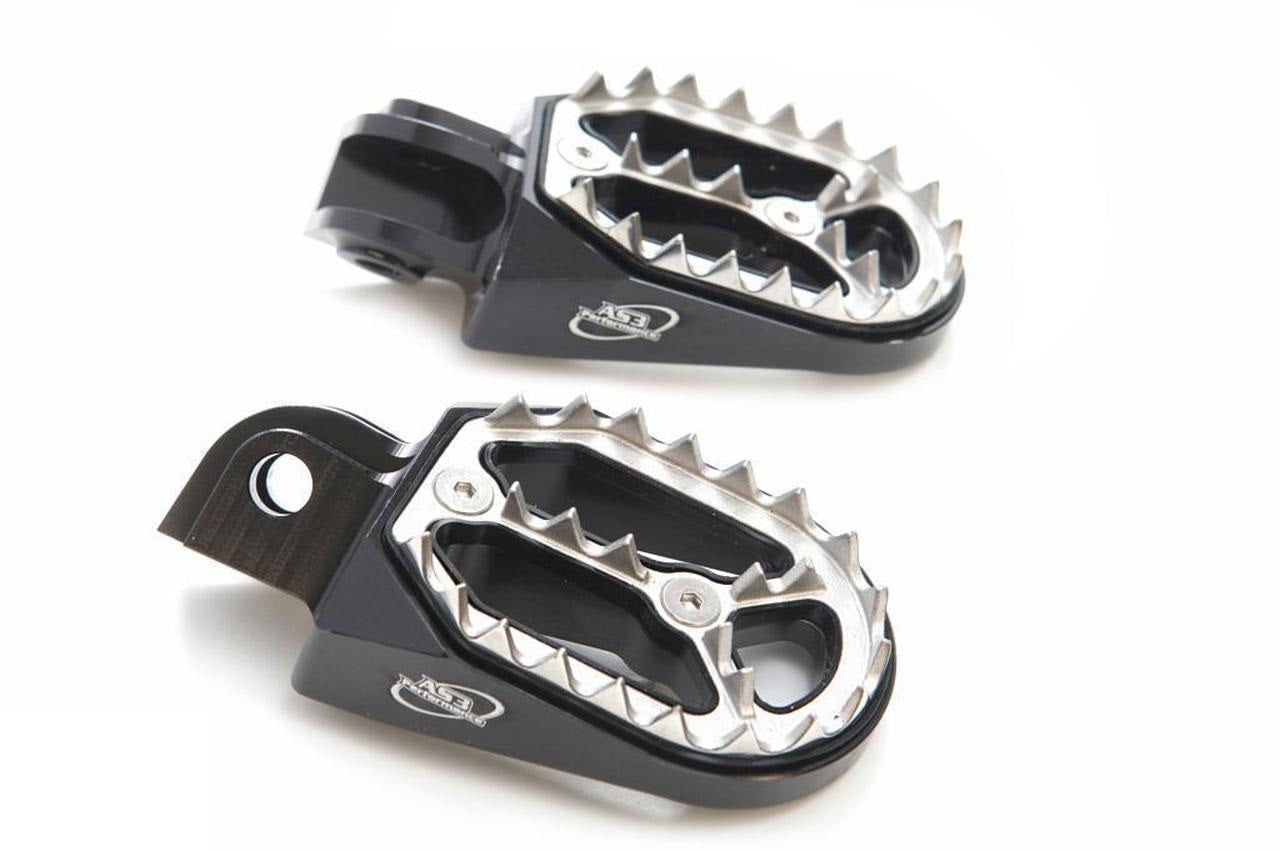 AS3 Factory Series Voetsteunen Zwart