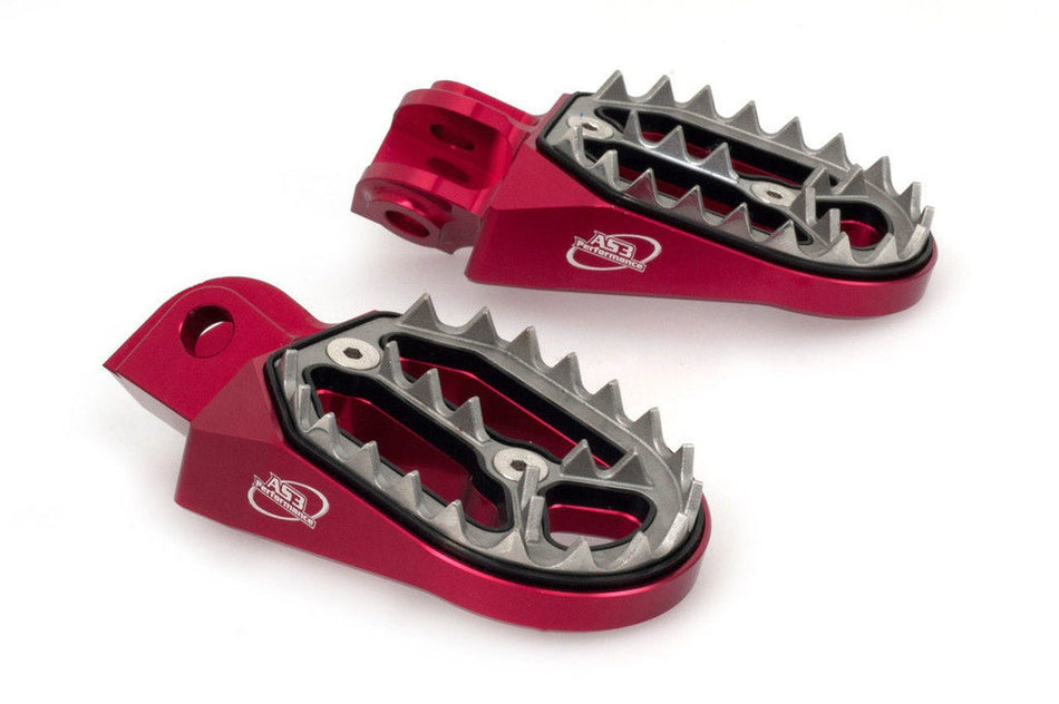 AS3 Factory Series Voetsteunen Rood