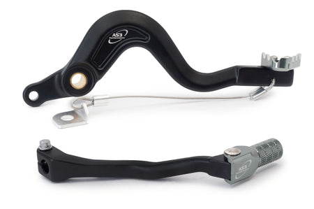 AS3 Factory Series Rempedaal & Versnellingspook Zwart