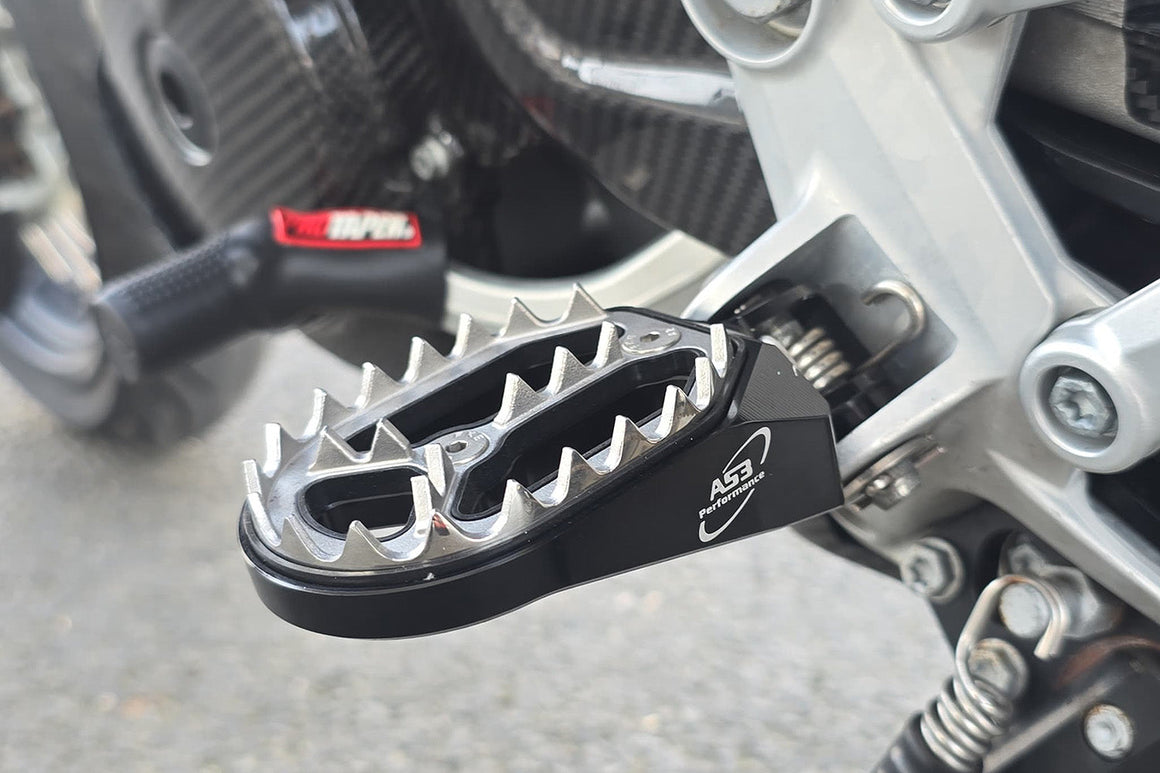 AS3 Factory Series Voetsteunen Zwart