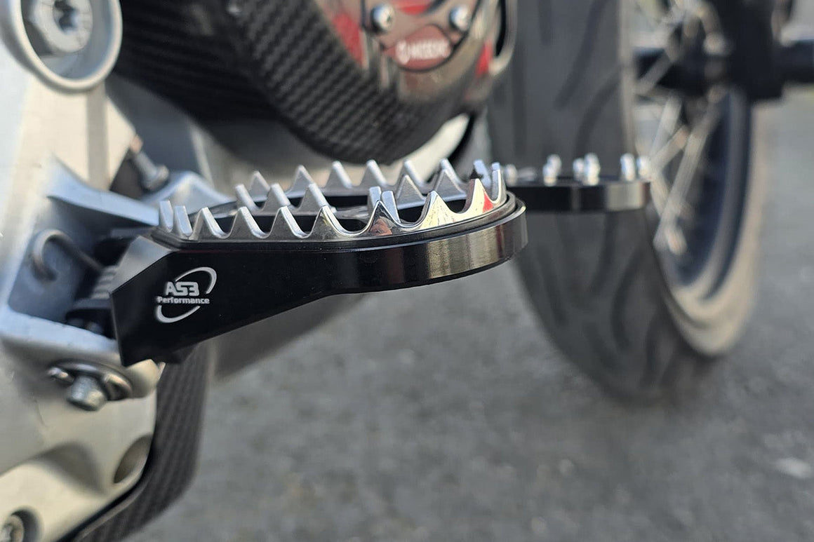 AS3 Factory Series Voetsteunen Zwart