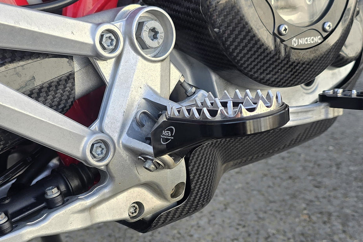 AS3 Factory Series Voetsteunen Zwart