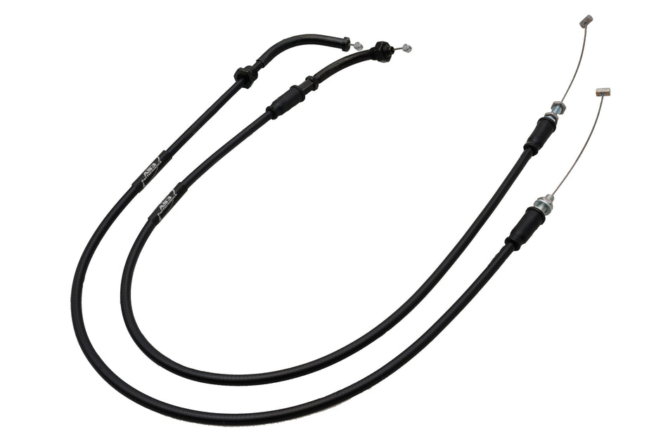 APRILIA TUONO 1000 2006-2009 AS3 VENHILL FEATHERLIGHT THROTTLE CABLES BLACK