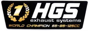 HGS 2 STROKE STICKER