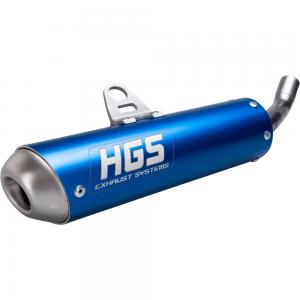 HGS SILENCER ALU BLUE | KAWASAKI KX 85 02-