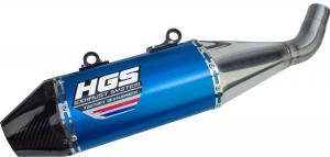 HGS SILENCER |BLUE CARBON | KAWASAKI KX/KXF 250 2017-