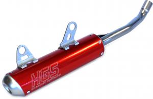 HGS SILENCER ALU RED | KTM SX50 09-23 / HSQ TC50 17-23 / GG MC50 21-23