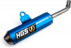 HGS SILENCER ALU BLUE | KTM/HSQ SX/TC 85 04-17 16-17