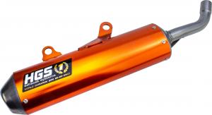 HGS SILENCER ALU ORANGE | KTM/HSQ SX/TC 250 17-18