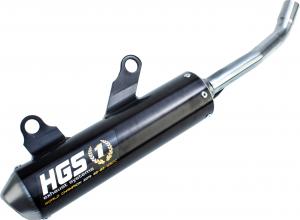 HGS SILENCER ALU BLACK | KTM/HSQ SX/TC 250 17-18