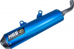 HGS SILENCER ALU ENDURO BLUE | KTM/HSQ EXC/TE 250 300 17-19