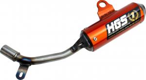 HGS SILENCER ALU ORANGE | KTM SX 50 09-15