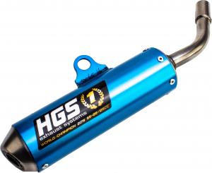 HGS SILENCER ALU BLUE | KTM SX 65 09-15