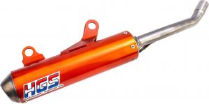 HGS SILENCER ALU ORANGE | KTM/HSQ SX/TC 125 12-15