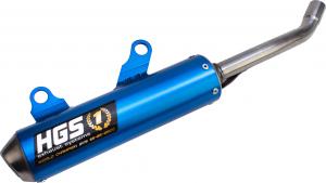 HGS SILENCER ALU BLUE | KTM/HSQ SX/TC 125 12-15