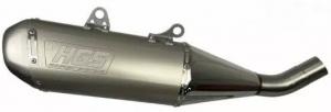HGS  SILENCER GREY STEEL | KTM/HUSQ SXF 250 2016-18 FC 250 2016-18