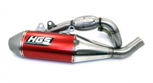 HGS  SYSTEM RED STEEL | KTM/HUSQ SXF 450 2016-18 FC 250 2016-18