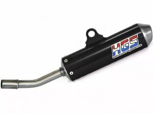 HGS SILENCER BLACK STEEL | KTM- HUSQ- GG SX50/ TC50/ MC50 24-