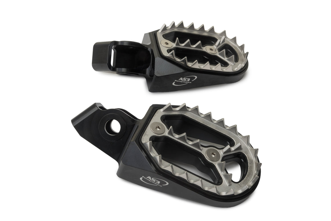 AS3 Factory Series Voetsteunen Zwart