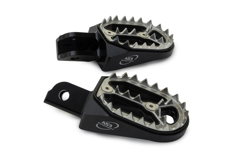 AS3 Factory Series Voetsteunen Zwart