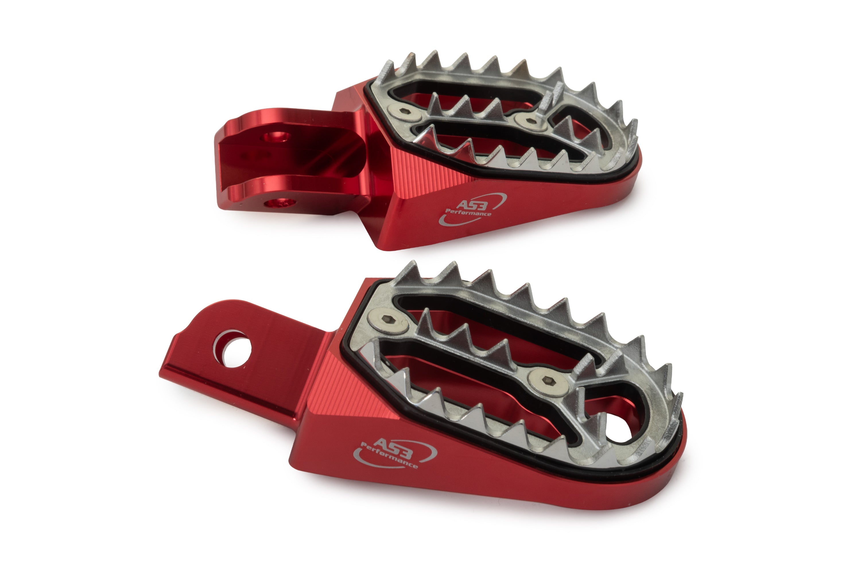AS3 Factory Series Voetsteunen Rood