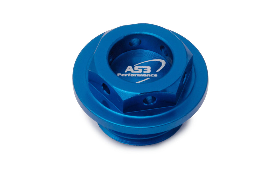 HONDA CRF 150 R 2007-2023 CR 125 250 500 1987-2008 CRF 250 2004-2017 CRF 450 2002-2016 AS3 ALUMINIUM OIL FILLER PLUG BLUE