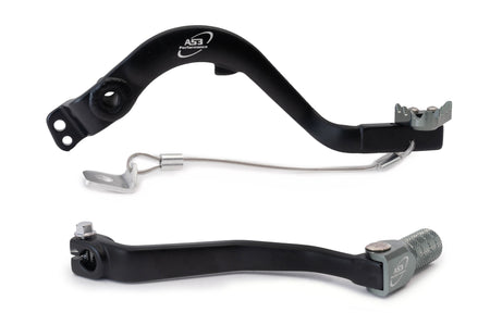 AS3 Factory Series Rempedaal & Versnellingspook Zwart