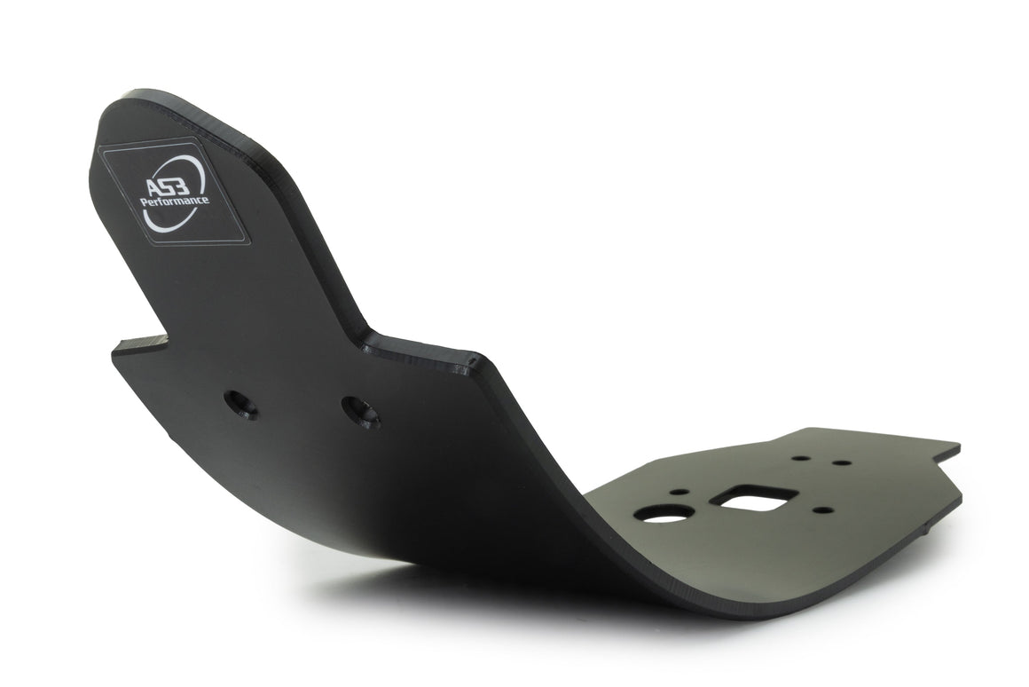 HONDA CRF 250 R 2004-2009 AS3 DTC PLASTIC SKID PLATE SUMP GUARD BLACK