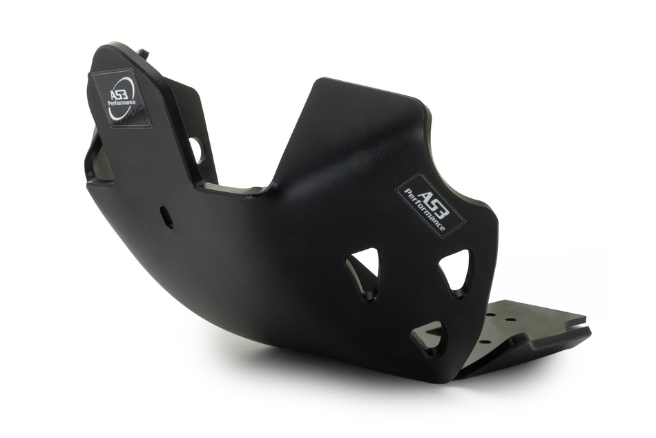 HONDA CRF 250 X 2004-2017 AS3 DTC PLASTIC SKID PLATE SUMP GUARD BLACK