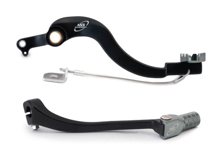 AS3 Factory Series Rempedaal & Versnellingspook Zwart