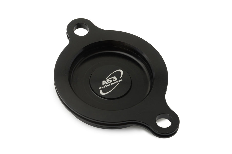 HONDA CRF 450 R RX X L 2017-2025 AS3 OIL FILTER CAP COVER BLACK