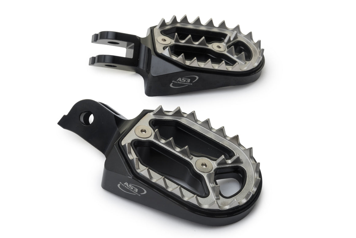AS3 Factory Series Voetsteunen Zwart