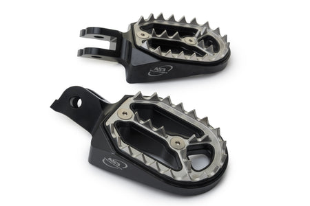AS3 Factory Series Voetsteunen Zwart