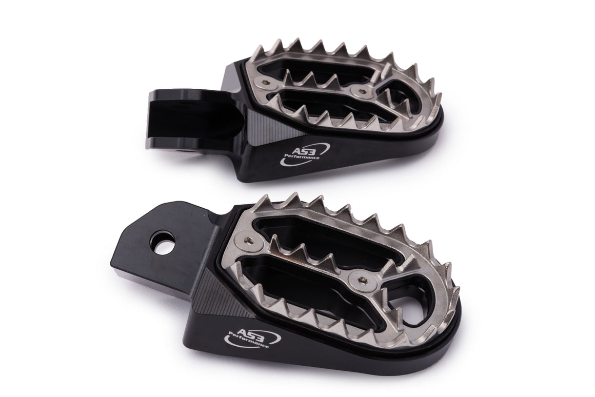 AS3 Factory Series Voetsteunen Zwart