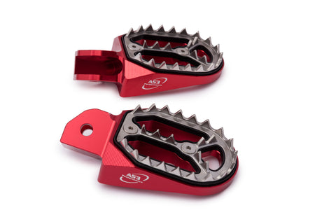 AS3 Factory Series Voetsteunen Rood